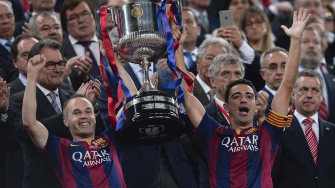 Xavi e Iniesta - Barcelona