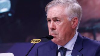 Carlo Ancelotti em coletiva da Seleção Brasileira