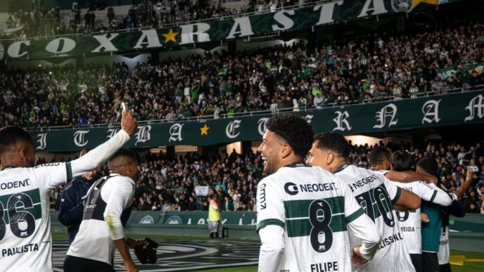 Coritiba comemoração Couto Pereira