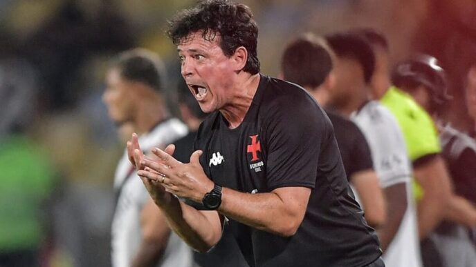 Fernando Diniz em Flamengo 1 x 1 Vasco