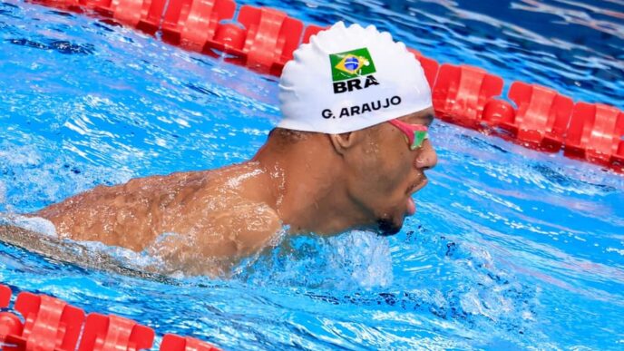 Gabrielzinho tricampeão em mais um dia de Mundial de Ntação Paralímpica (Foto: Marcelo Zambrana/CPB @marcelozambrana)