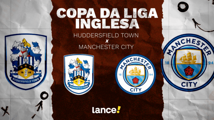 Huddersfield x Manchester City pela Copa da Liga Inglesa (Arte: Lance!)