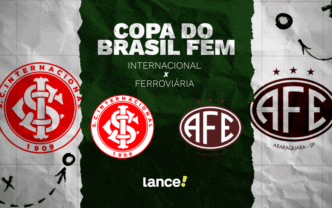 Internacional e Ferroviária se enfrentam pelas quartas de final da Copa do Brasil Feminina