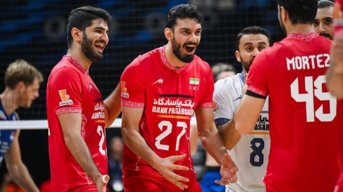 Irã vence Sérvia na disputa das oitavas do Mundial de Vôlei masculino 2025 (Foto: Volleyball World)