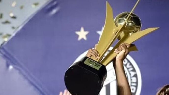 Troféu do Campeonato Paranaense de 2025. Foto: André Jonsson/OFEC