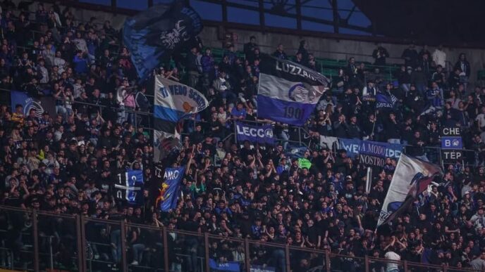 Torcida do Atalanta (Foto:Reprodução/ Redes Sociais)