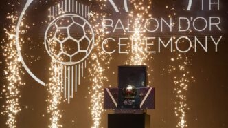 Apresentação da Bola de Ouro 2024/25 (Foto: FRANCK FIFE / AFP)