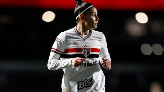 Bruna Calderan, do São Paulo. (Foto: Miguel Schincariol / São Paulo FC)