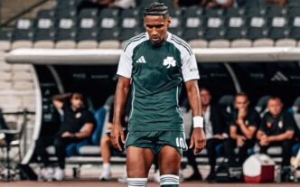 Tetê em ação pelo Panathinaikos, da Grécia (Foto: Divulgação)