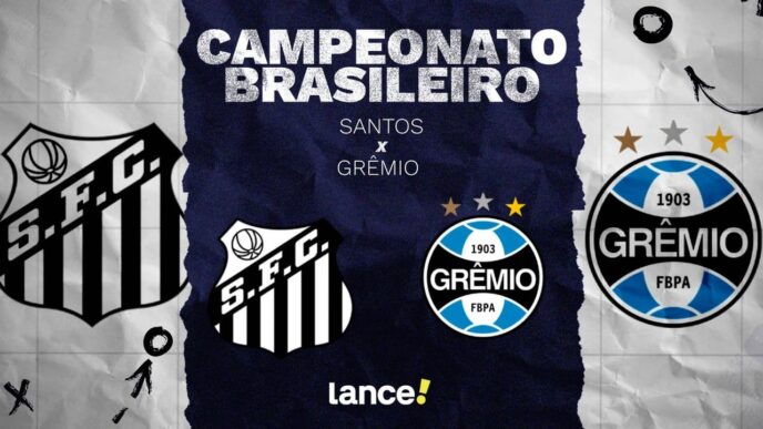 Santos x Grêmio — foto ilustrativa