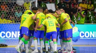 Brasil é campeão invicto da Copa das Nações de Futsal