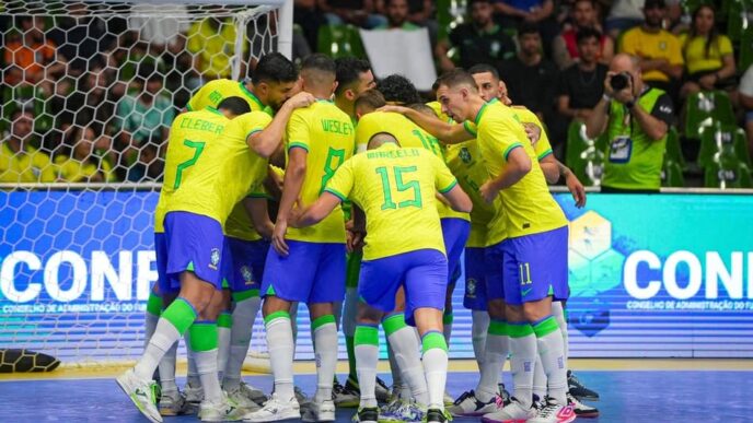 Brasil é campeão invicto da Copa das Nações de Futsal