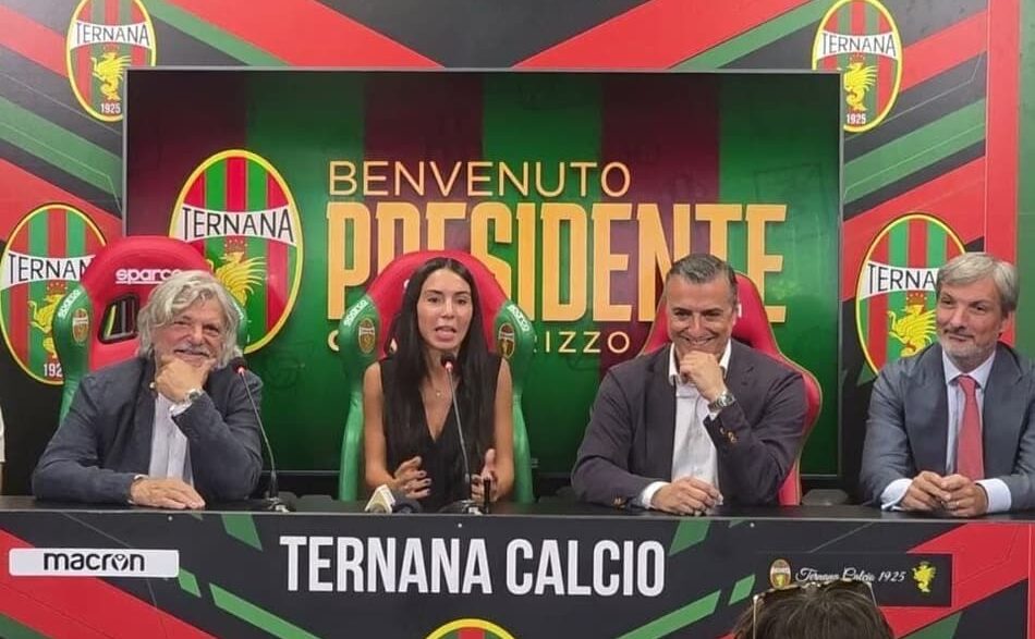 Claudia Rizzo é a nova presidente do Ternana (Foto: Divulgação/Ternana)