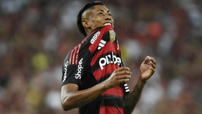 Pena de Bruno Henrique (Flamengo) - Flamengo