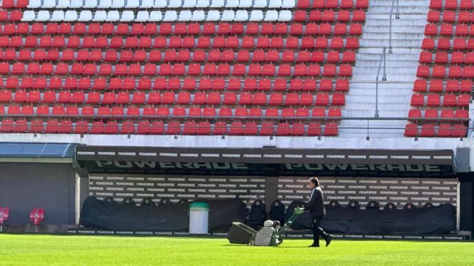 Estádio que vai receber 'decisão' entre Estudiantes e Flamengo recebe últimos retoques