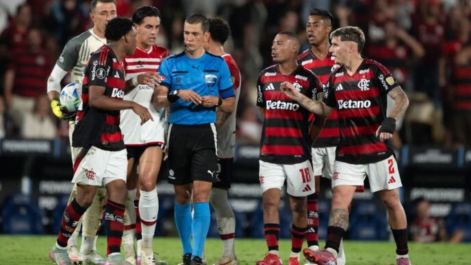 Flamengo Estudiantes arbitragem Libertadores