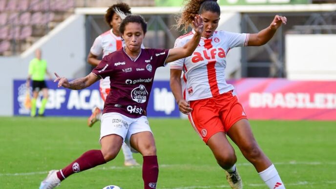 Internacional e Ferroviária se enfrentam na Copa do Brasil Feminina