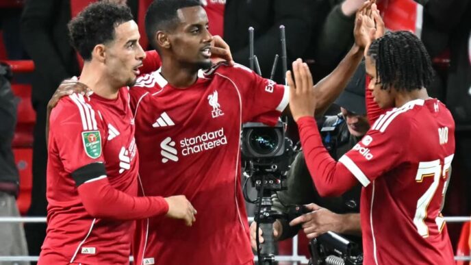 O Liverpool derrotou o Southampton pela Copa da Liga Inglesa (Foto: Paul ELLIS / AFP)
