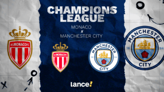 Monaco x Manchester City se enfrentam em partida da Champions League.