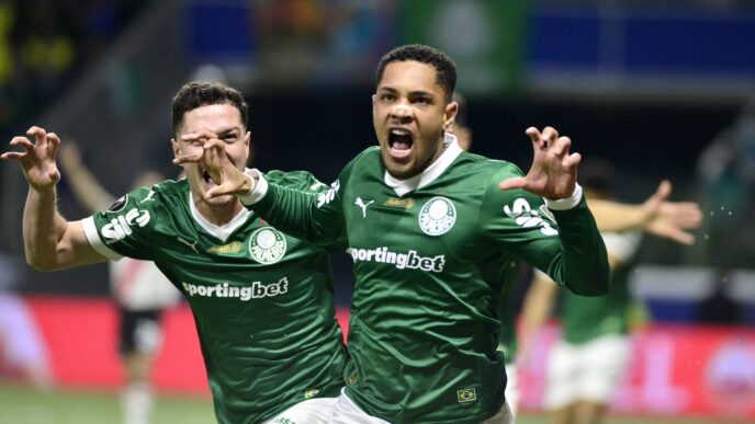Vitor Roque Palmeiras Libertadores - Palmeiras