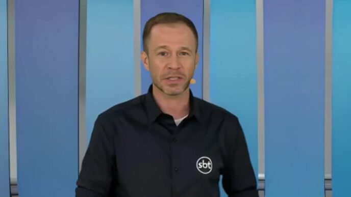 Tiago Leifert, narrador do SBT (Foto: Reprodução)