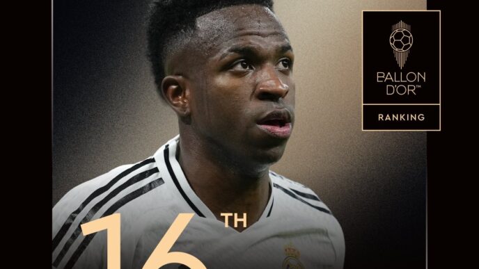 Vinicius Junior Bola de Ouro - Real Madrid