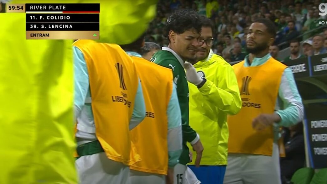 Gómez Palmeiras olho roxo - Palmeiras