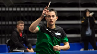 Hugo Calderano hexacampeão Pan-Americano Tênis de Mesa — foto ilustrativa