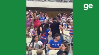 Torcedores do Flamengo em setor do Fortaleza — foto ilustrativa