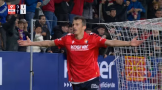 Gol de Budimir Osasuna Celta — foto ilustrativa