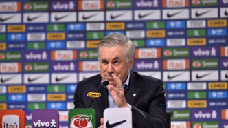 Carlo Ancelotti, técnico da Seleção Brasileira, durante anúncio de convocados para amistosos.