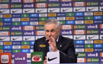 Carlo Ancelotti, técnico da Seleção Brasileira, durante anúncio de convocados para amistosos.