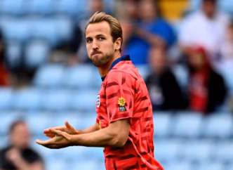 Harry Kane, atacante da seleção da Inglaterra, durante partida. Foto: REUTERS