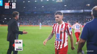 Javi Galán substituído — foto ilustrativa