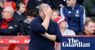 Ange Postecoglou demitido Nottingham Forest — foto ilustrativa
