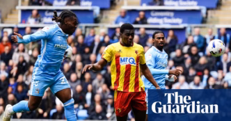 Coventry vence Watford Championship — foto ilustrativa