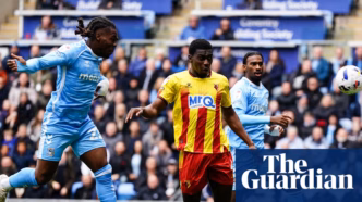 Coventry vence Watford Championship — foto ilustrativa