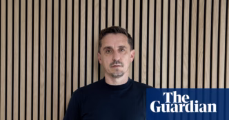 Gary Neville bandeira Reino Unido — foto ilustrativa