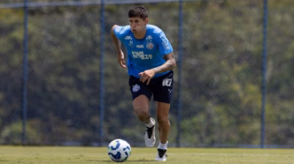 Ramos Mingo em treino do Bahia