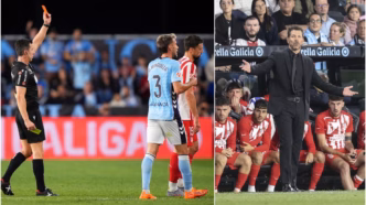 Simeone critica árbitro — foto ilustrativa