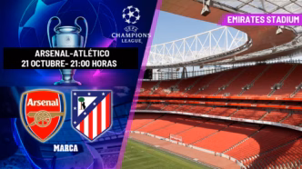 Arsenal x Atlético — foto ilustrativa