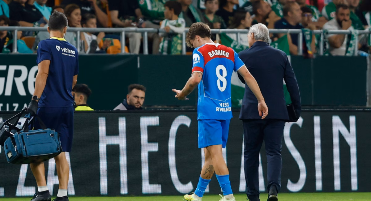 Pablo Barrios lesão — foto ilustrativa