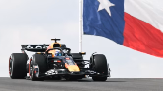 Max Verstappen lidera a classificação sprint do GP dos EUA de F1.
