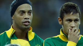 Ronaldinho Gaúcho em ação na Kings League.