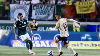 Vasco com dificuldades contra a marcação do Palmeiras no Brasileirão.