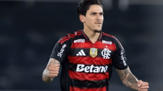 Pedro comemora gol do Flamengo