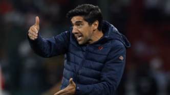 Abel Ferreira, técnico do Palmeiras, em entrevista coletiva.