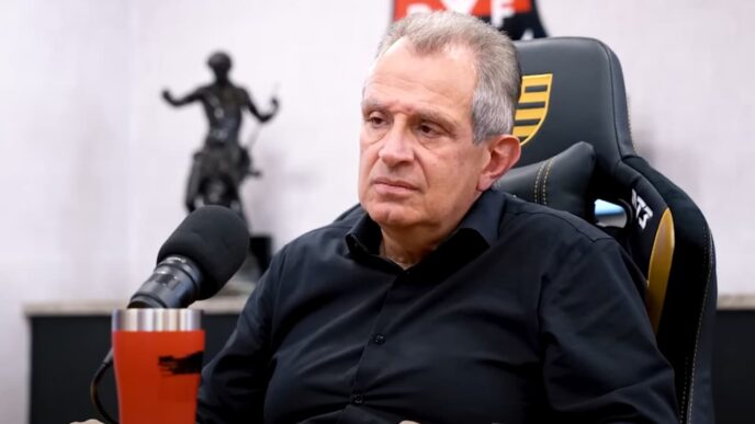 BAP durante entrevista à Flamengo TV