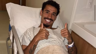 Lucas Evangelista em ação pelo Palmeiras