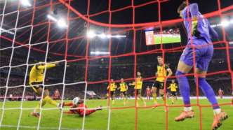 Jude Bellingham falha contra o Bayern — foto ilustrativa